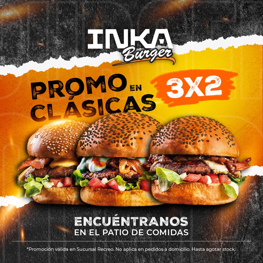 ¡🎉¡Promo especial en Inka Burger! 🍔🎉