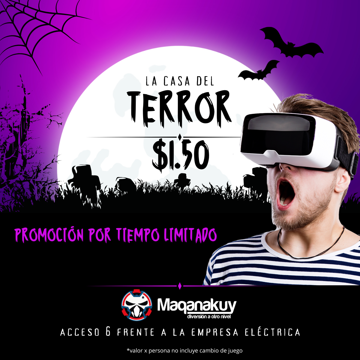 ¡El mes del terror se apodera de la zona virtual de Maqanakuy! 