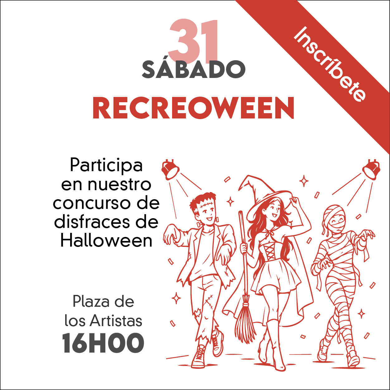 RecreoWeen – Concurso de disfraces para niños y adultos
